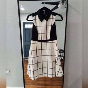 Loft 0P Checkered dress